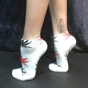 SOLD Plant Life Ankle Sock